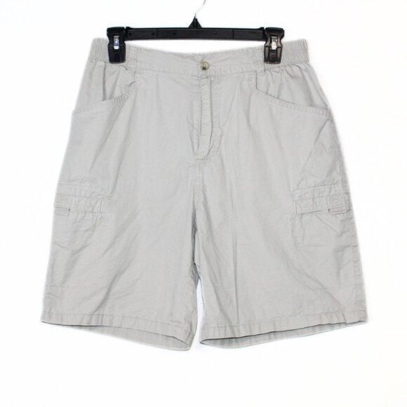 Y2K style Columbia womens short size 10 tan cargo outdoor wear 8 in inseam - Picture 1 of 8